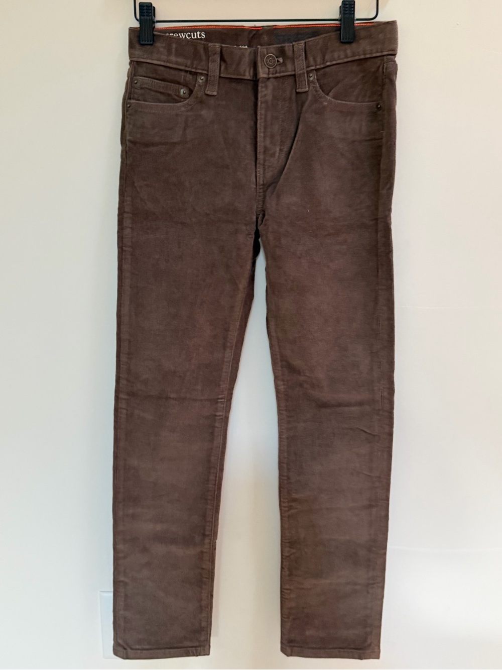 Crewcuts Brown Corduroy Straight-Leg Pants